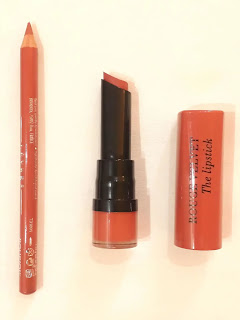 Best selling makeup products Bourjois Paris Contour edition Lip Liner and Rouge velvet lipstick